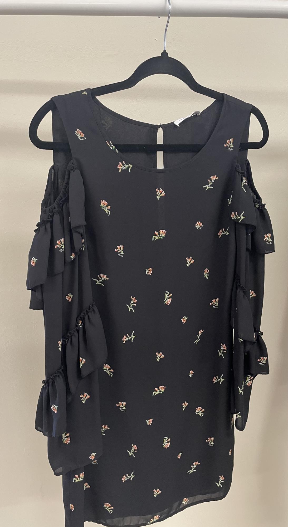 abitino nero con fiorellini tg. 40 Patrizia Pepe