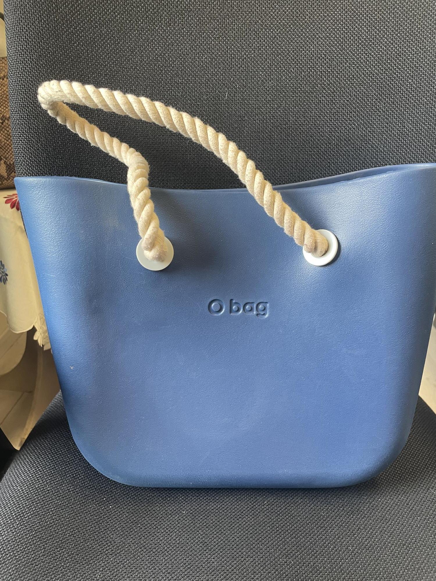 borsa blu con manici corsa OBag