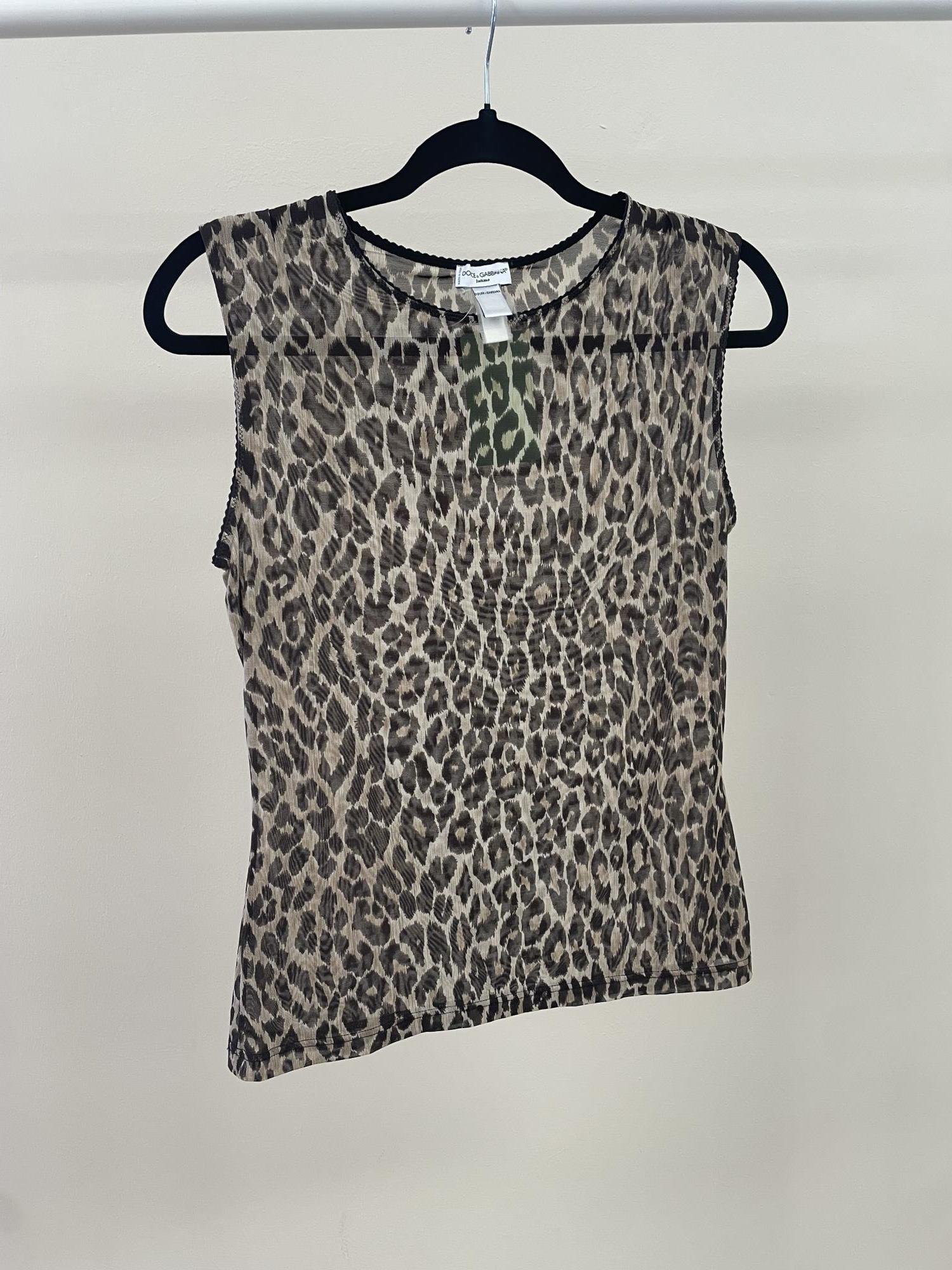 canotta maculata tg. S Dolce&Gabbana