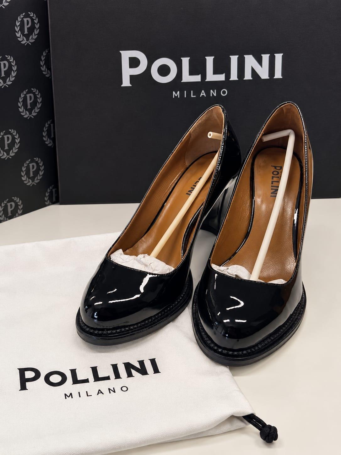 decolletè nere vernice nr. 36 Pollini