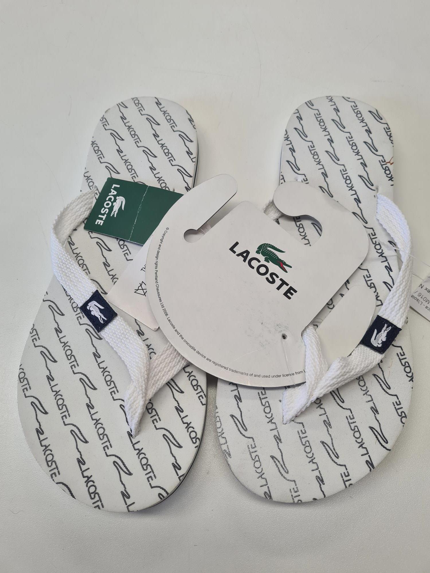 infradito unisex N: 40.5 LACOSTE