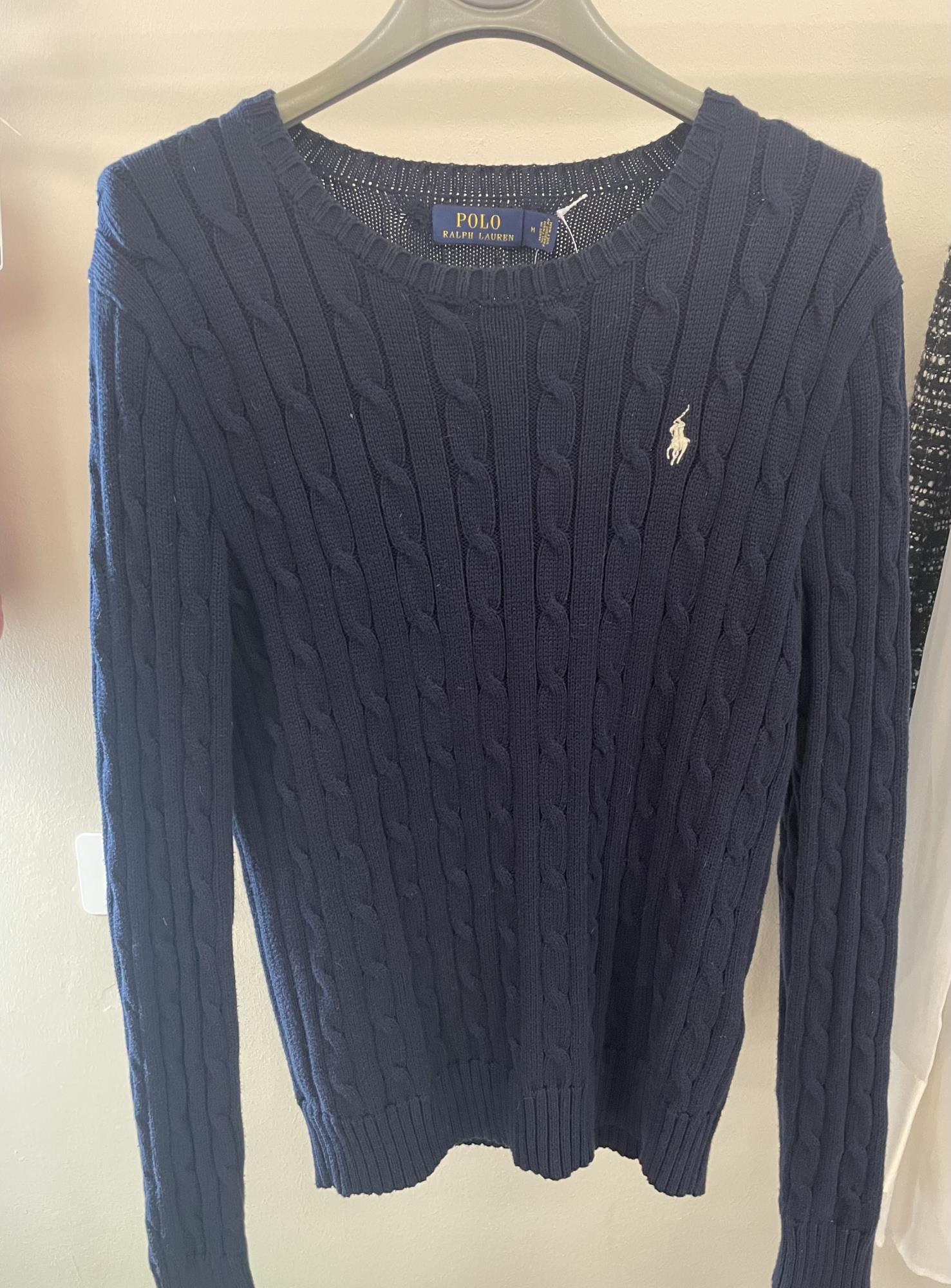 maglioncino blu in cotone tg. M Ralph Laurent
