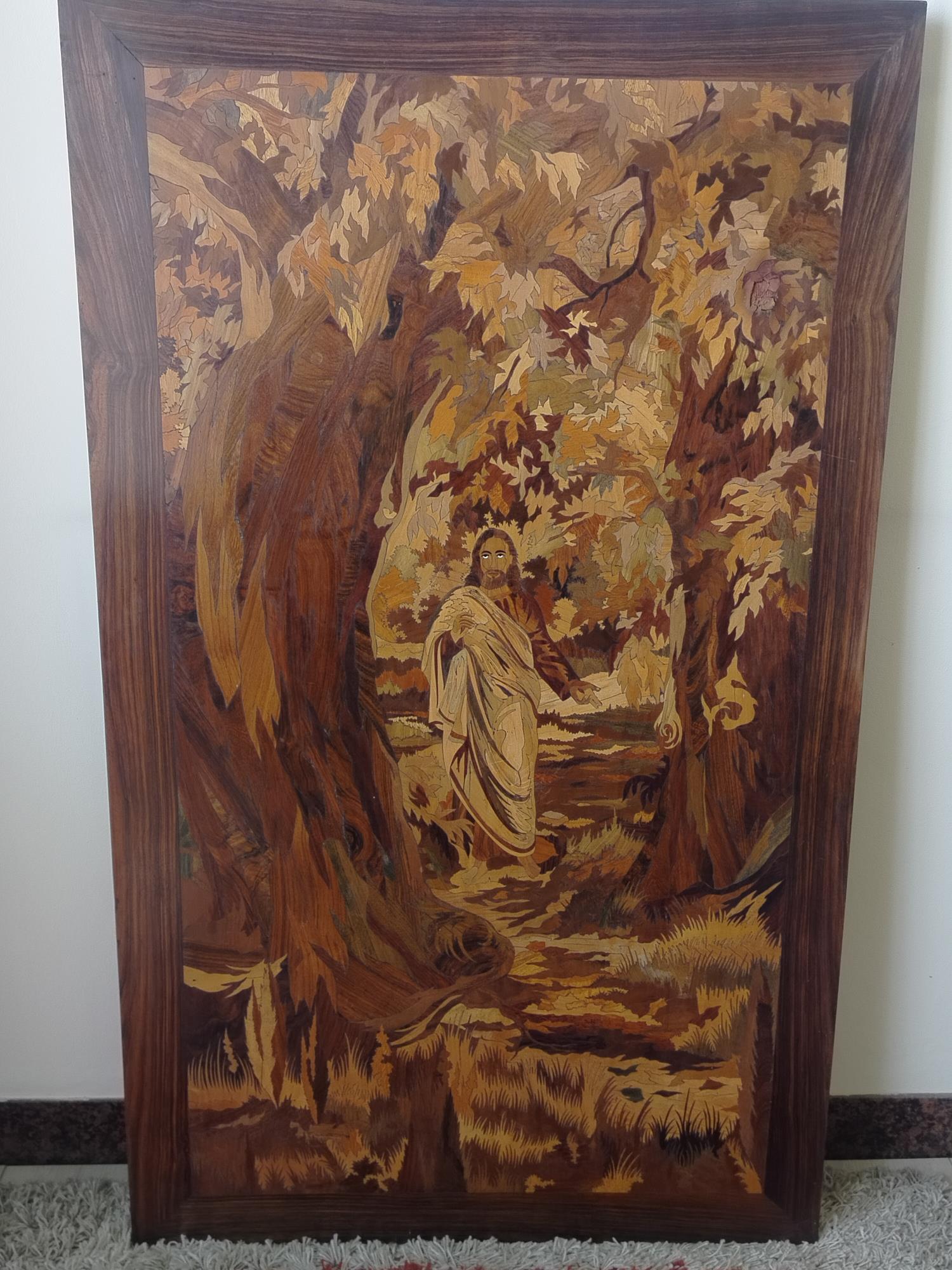 Pannello votivo legno indiano 79x133 cm