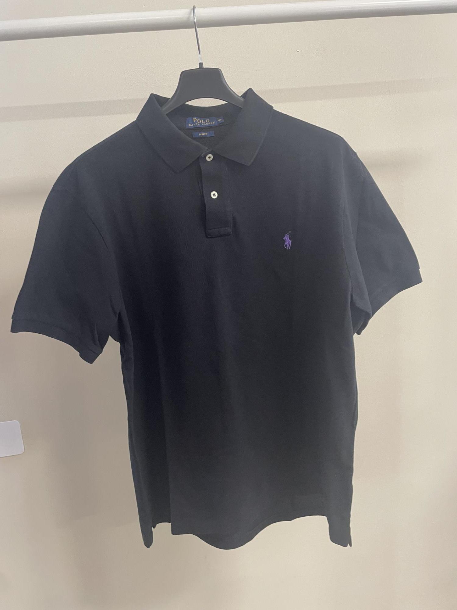 polo nera U. tg. XL Ralph Lauren