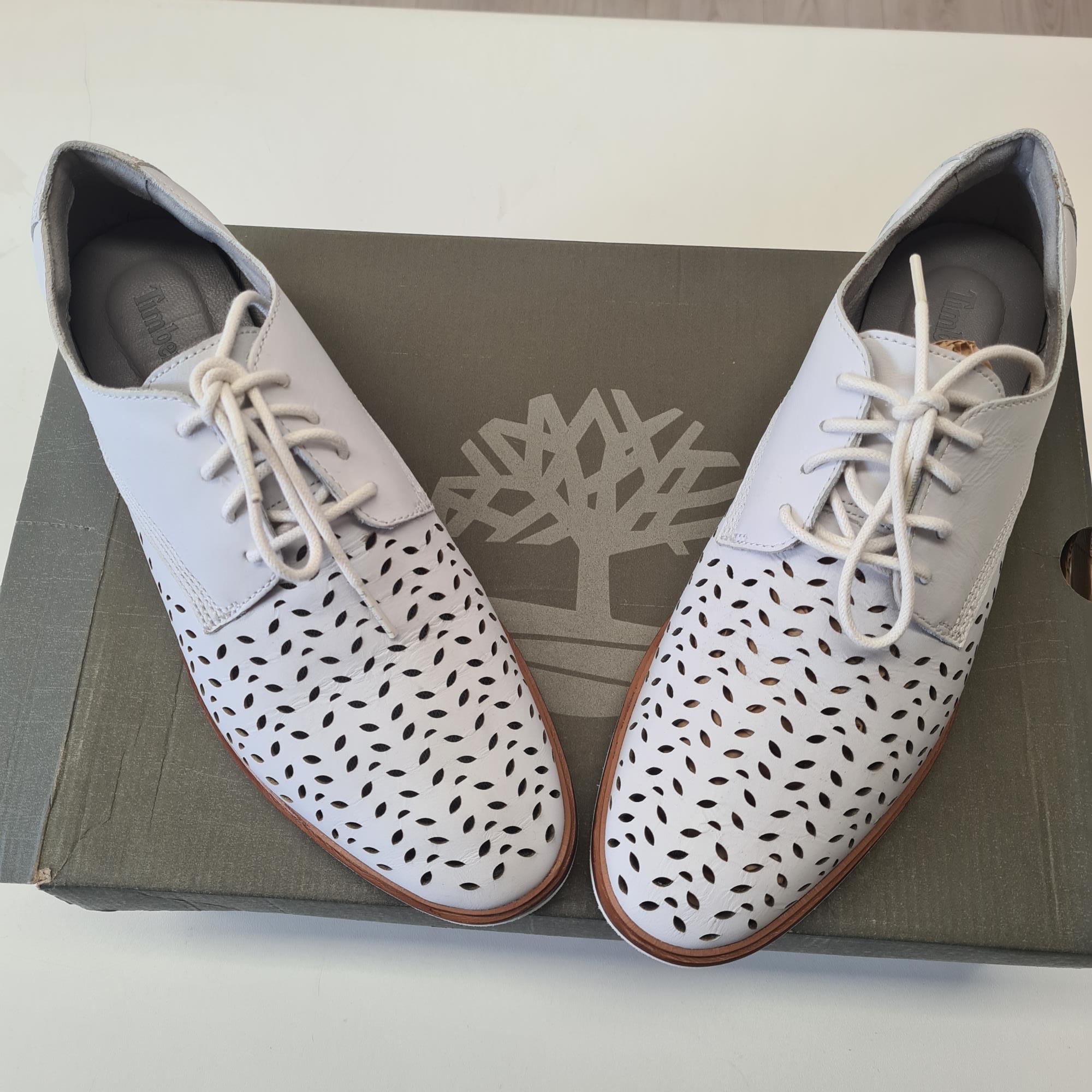 scarpa stringata bianco ghiaccio N.40 Timberland