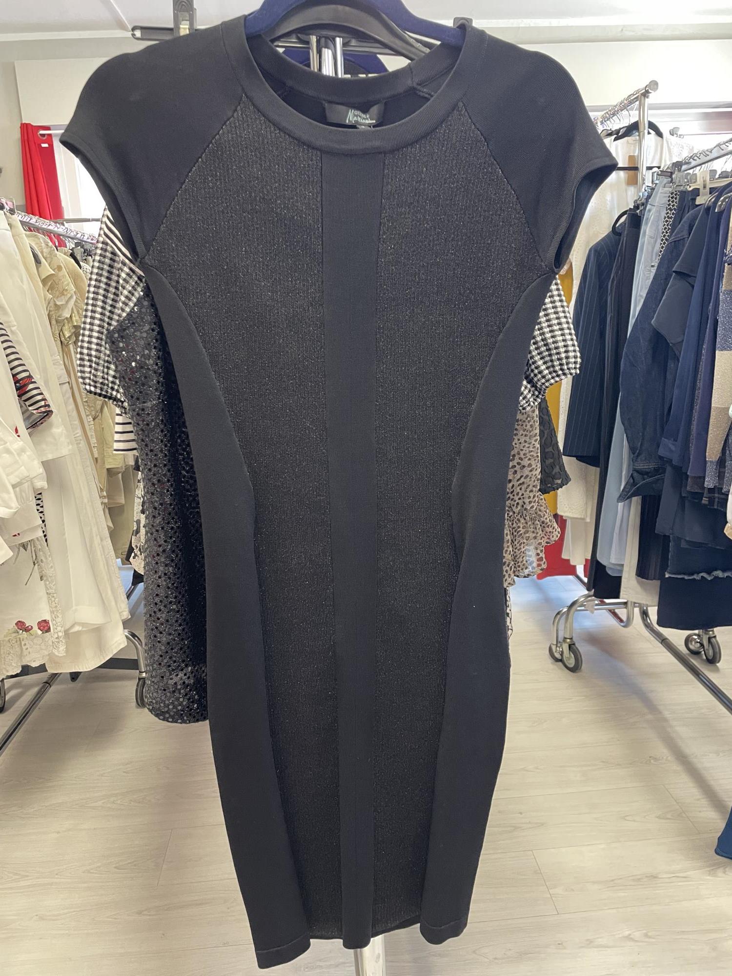 abitino nero inserto in maglia tg. 40 Guess