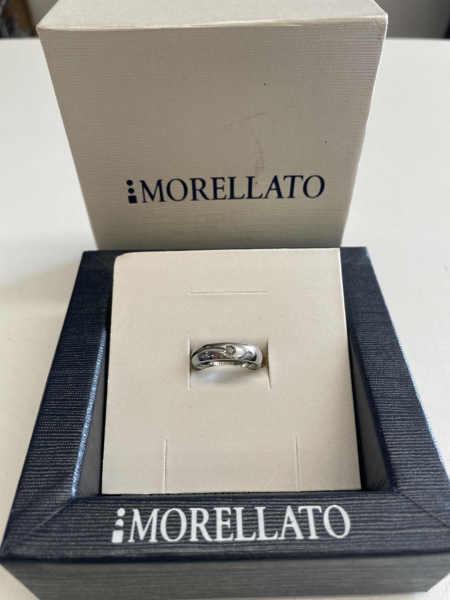 anello fedina acciaio Morellato
