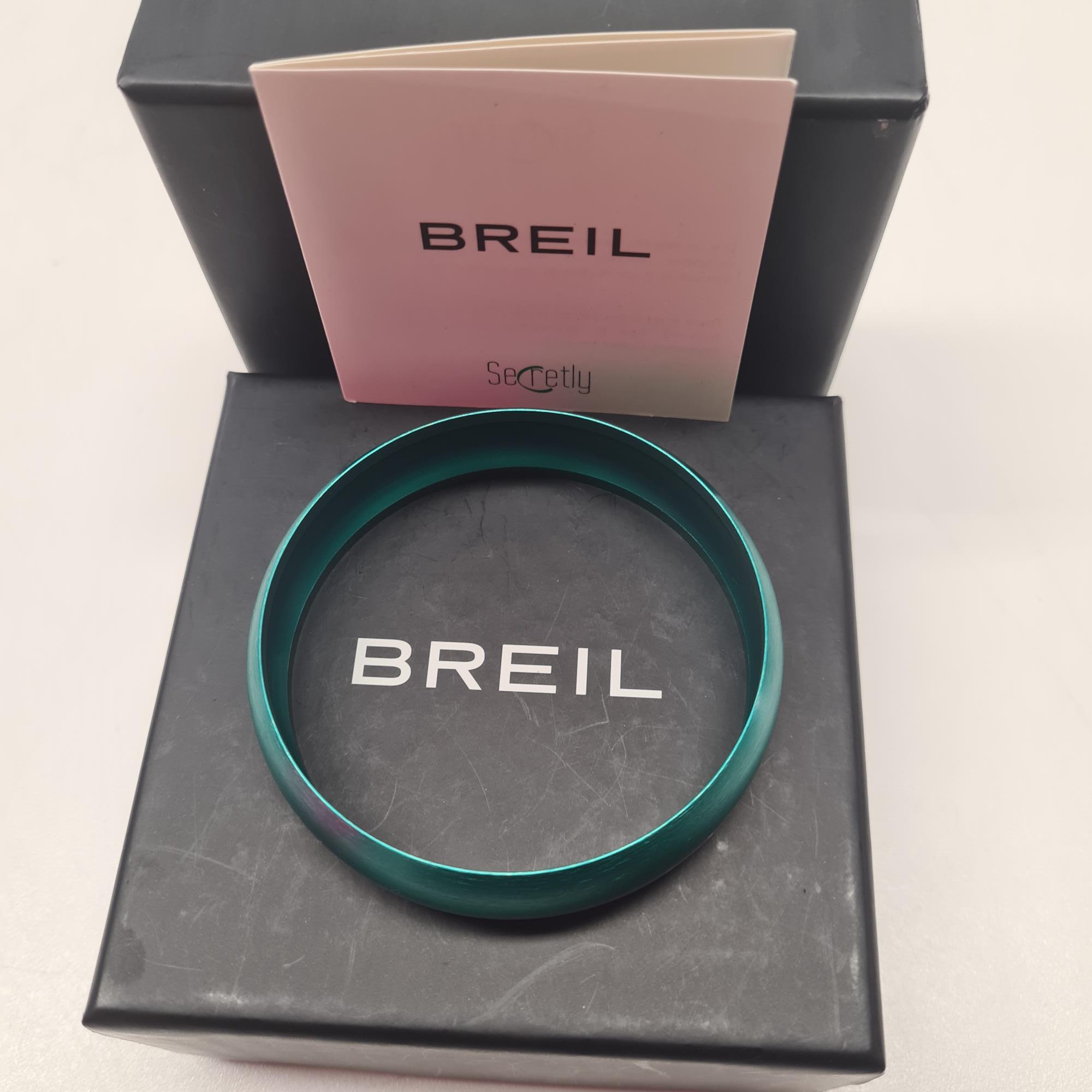 bracciale rigido verde Breil
