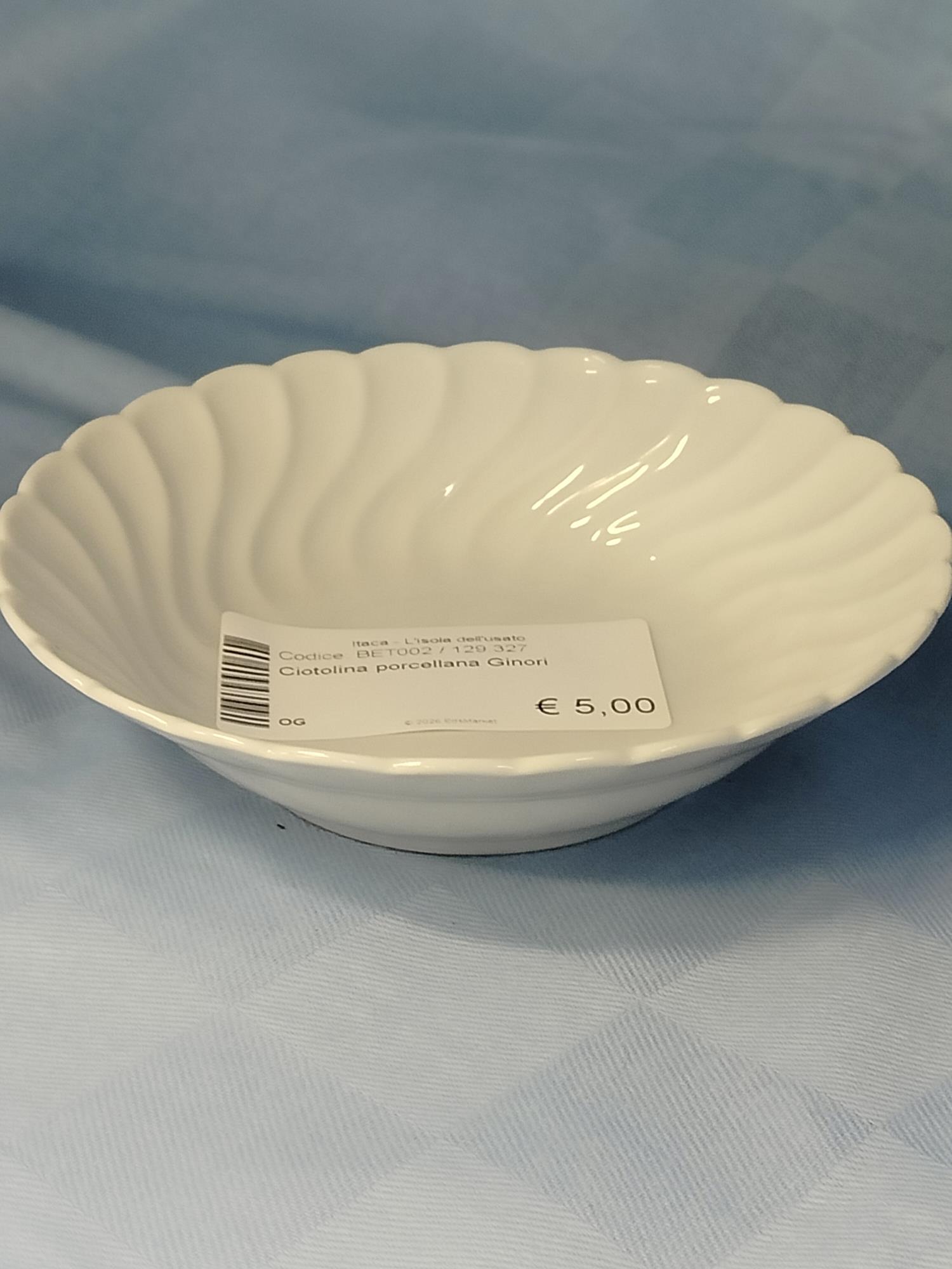 Ciotolina porcellana Ginori