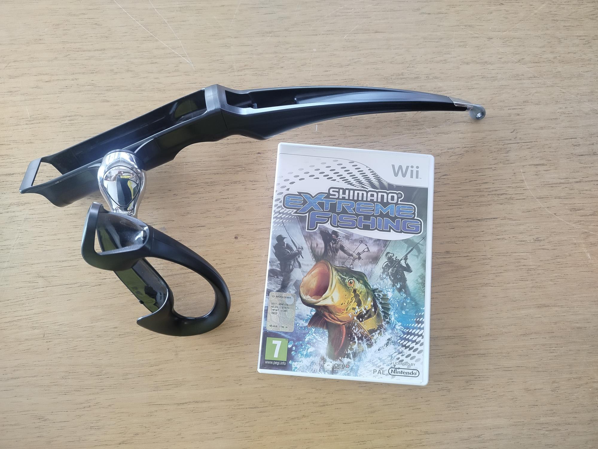 Extreme Fishing Wii con canna da pesca