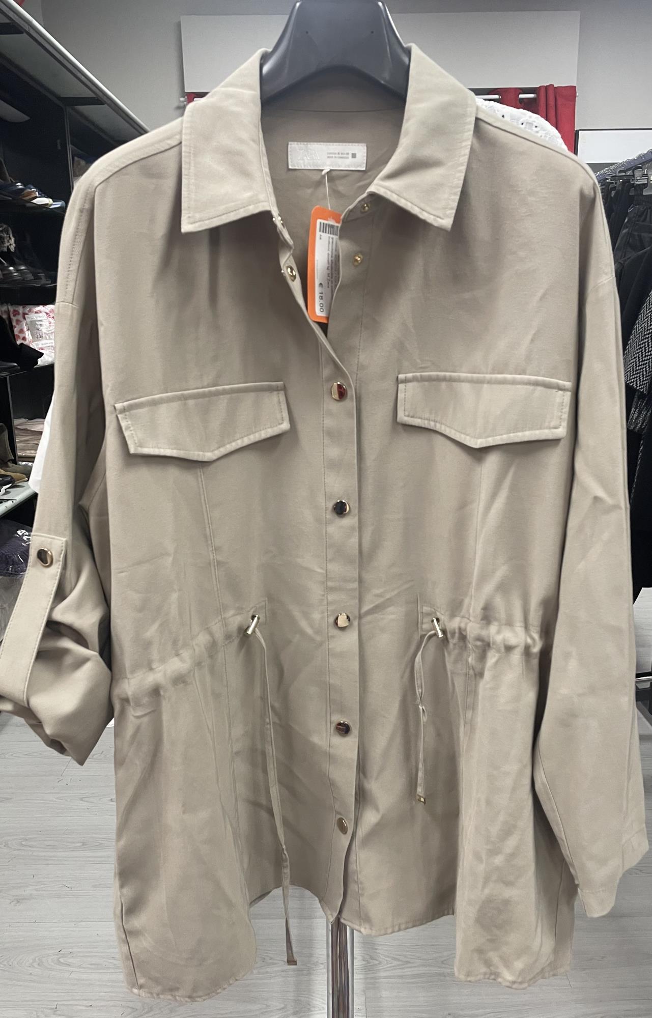 giacchina sfoderata in cotone bottoni dorati tg. M Zara