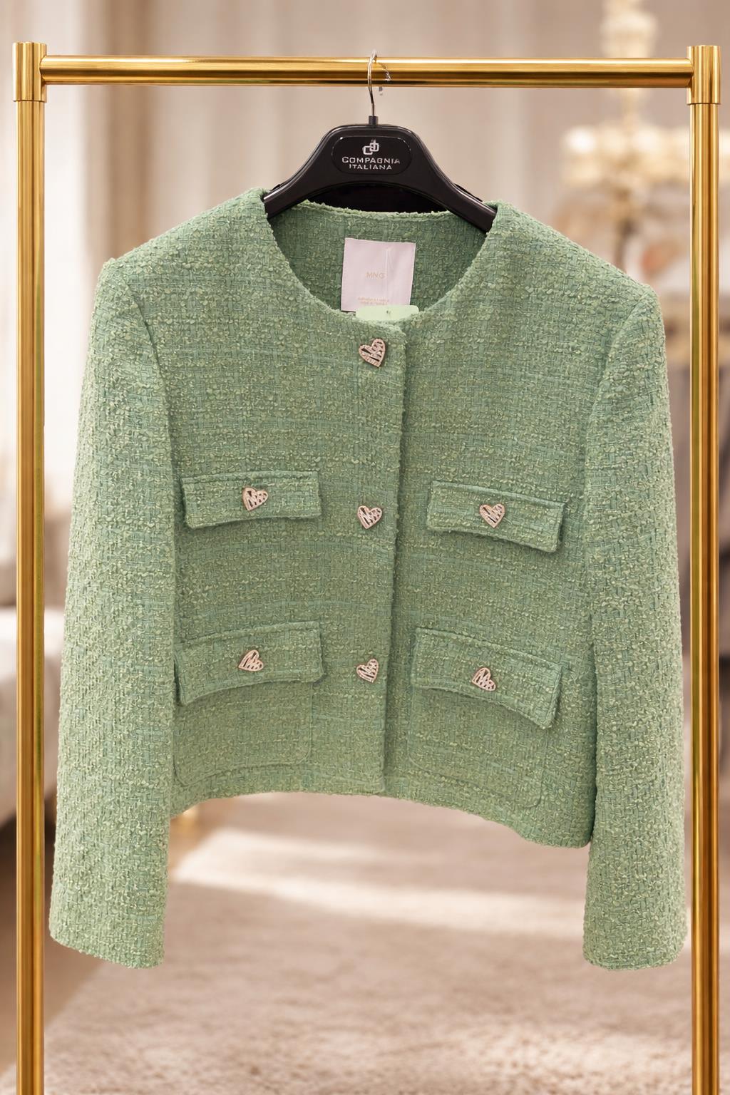 giacchina verde acido tg. L Mango