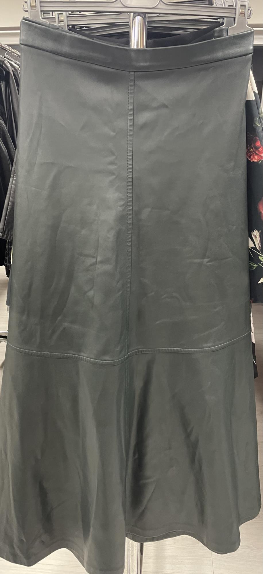 gonna ecopelle verde tg. 50 Fiorella Rubino