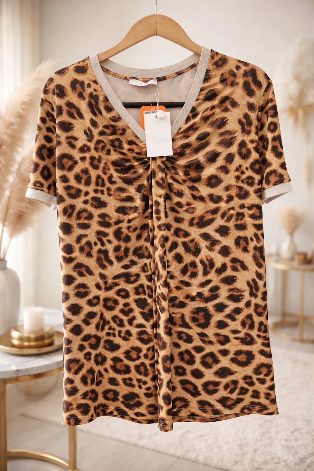 maglia maculata scollo a V tg. 50 Lizalù