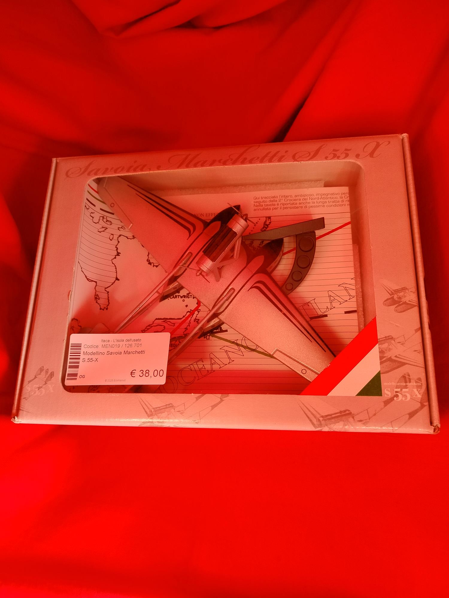 Modellino Savoia Marchetti S.55-X