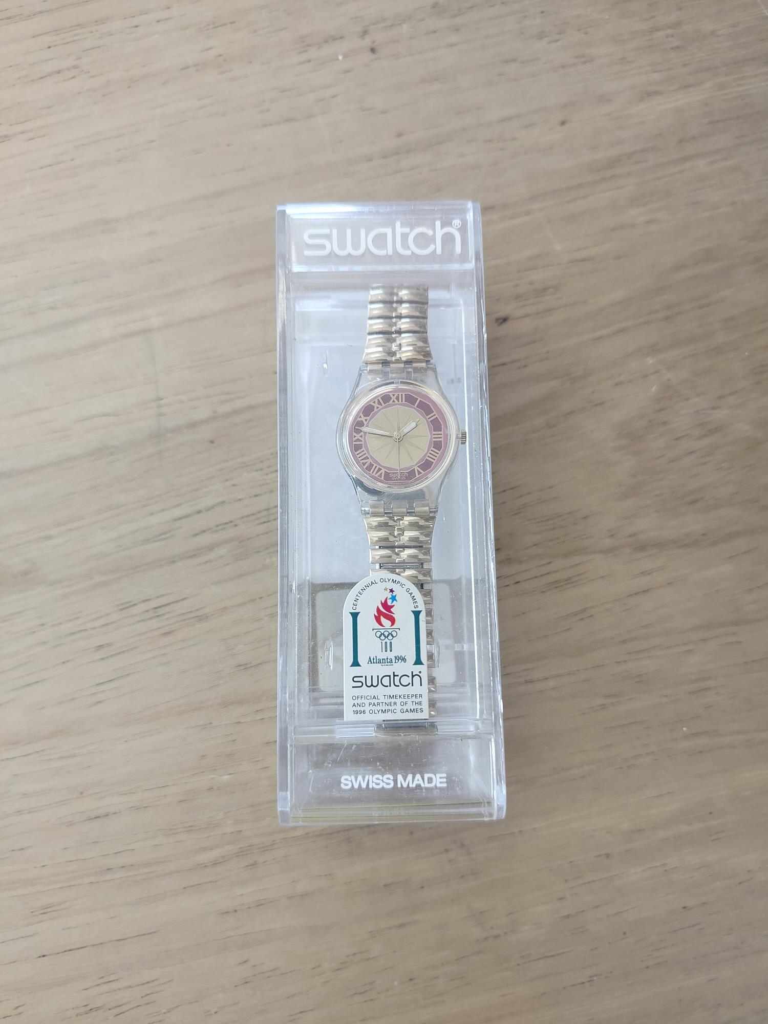 Orologio Switch Swiss Made souvenir Atlanta 1996