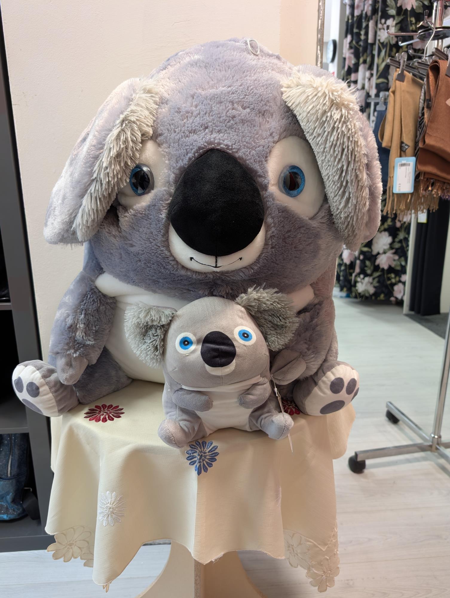 Peluche gigante Koala con cucciolo