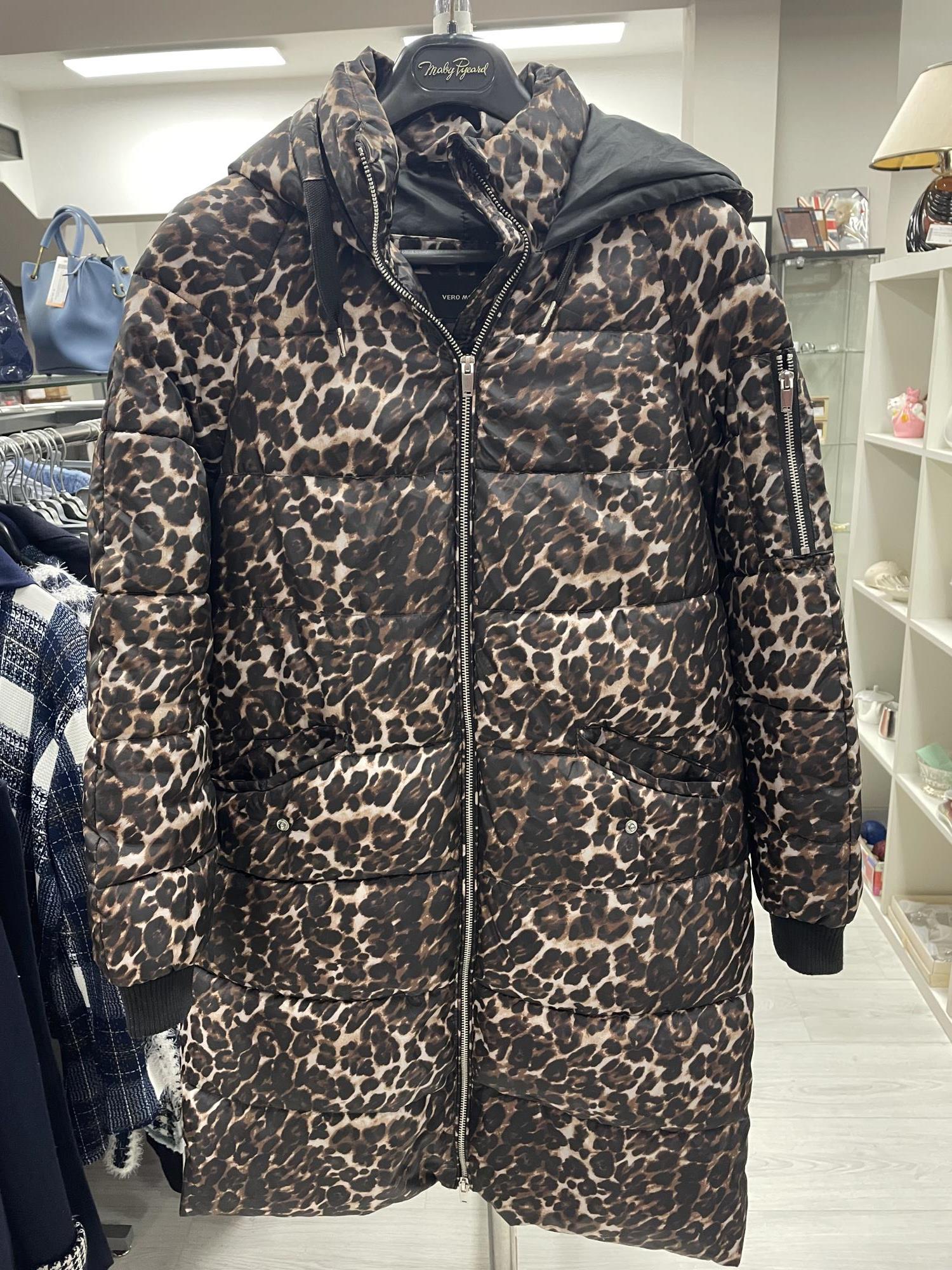 piumino maculato con cappuccio tg. XS Vero Moda