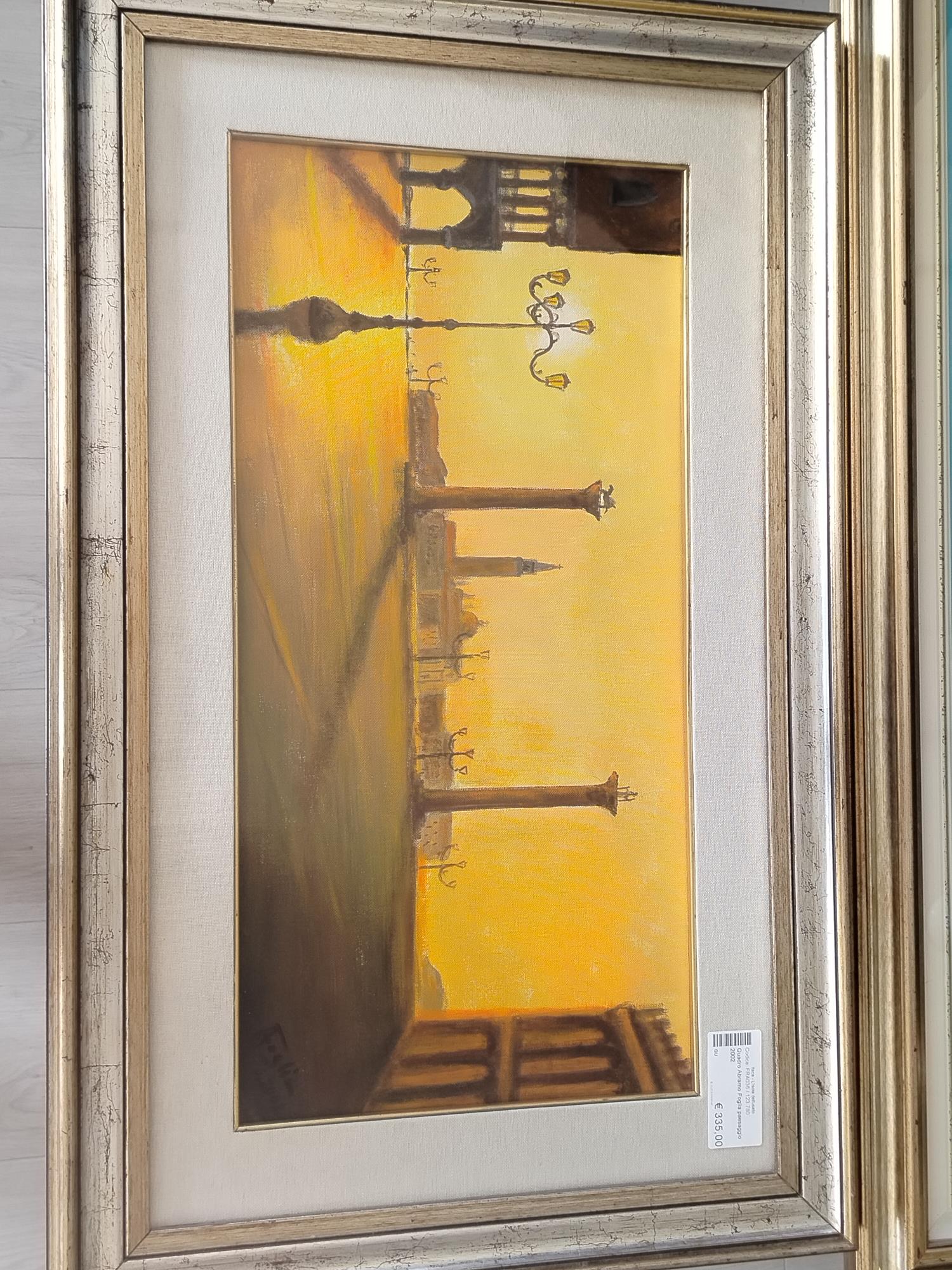 Quadro Abramo Foglia paesaggio 2002