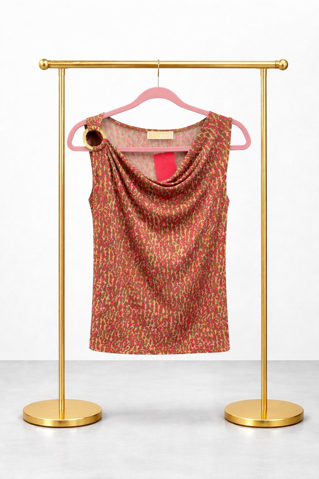 top maculato verdone e fuxia tg. S Michael Kors